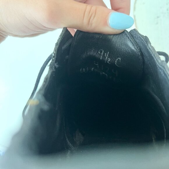 Rod Patrick Womens Lace Up Shoes 9.5 C Black Caiman Western Boots Loafers Ankle - Picture 10 of 12